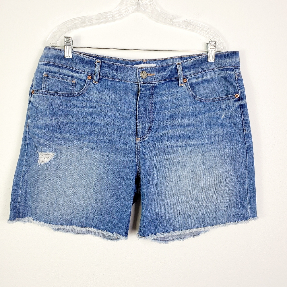LOFT 5 POCKET DENIM SHORTS